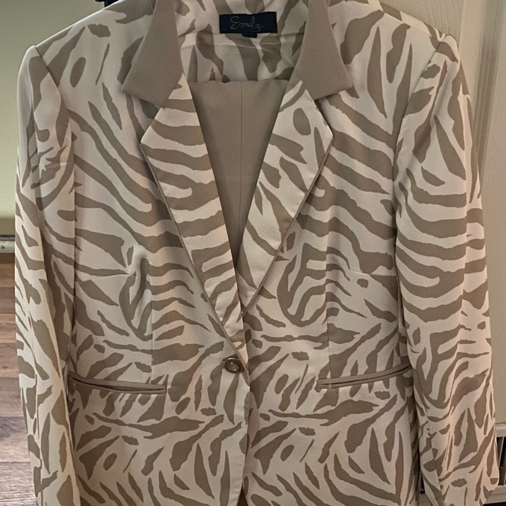2 piece Pant suit Made by “Emily”